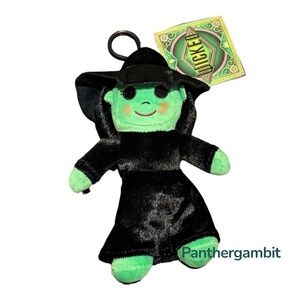 NWT Wicked Elphaba Thropp 7” Plush Keychain Official Wicked for Good